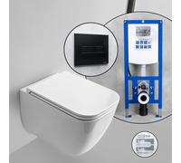 Scarabeo Teorema 2.0 set completo WC sospeso con elemento incasso neeos,, 5126CLBK+16601BM#SET, Teorema 2.0 bianco [WC > WC con Elementi Incasso]