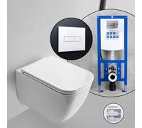 Scarabeo Teorema 2.0 set completo WC sospeso con elemento incasso neeos,, 5126CLBK+16601WH#SET, Teorema 2.0 bianco [WC > WC con Elementi Incasso]