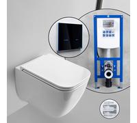 Scarabeo Teorema 2.0 set completo WC sospeso con elemento incasso neeos,, 5126CLBK+16746BM#SET, Teorema 2.0 bianco [WC > WC con Elementi Incasso]