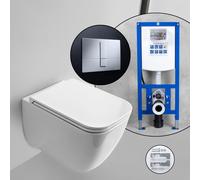 Scarabeo Teorema 2.0 set completo WC sospeso con elemento incasso neeos,, 5126CLBK+16791CR#SET, Teorema 2.0 bianco [WC > WC con Elementi Incasso]