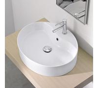 Scarabeo Wind lavabo da appoggio, 8030R, Wind bianco [Lavabi > Lavabi da Appoggio]
