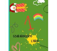 Scarabocchio Libro: Il mio primo libro di disegni e scarabocchi; Grande album da disegno per bambini a partire da 1 anno di età + libri da colorare per le feste