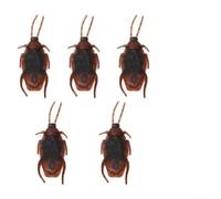 Scarafaggi Finti Realistici 6cm Prank Scherzo | Aspetto 6cm, plastica morbida, perfetto per spaventare amici, per ideale per feste a tema(5pcs)