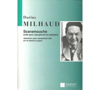 Scaramouche Darius Milhaud Sax Alto e Piano Ed. Salabert