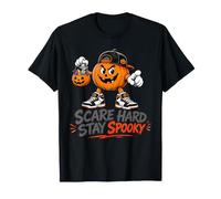 Scare Hard Stay Ghostly Pumpkin - Grafica di Halloween Maglietta
