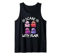 Scare with Flair Halloween Ghosts with Sunglases Canotta