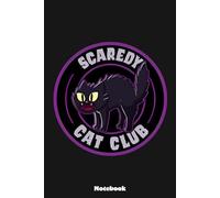Scaredy Cat Club Notebook: Notes cornell, (6 x 9 inches) Large, 120 Pages