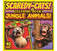 SCAREDY-CATS! COLORING BOOK: JUNGLE ANIMALS!