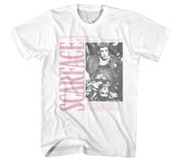 Scarface I Want What's Coming To Me Men's T Shirt Miami Mafia Movie TeeWhiteM