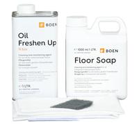 SCARICA | Set per la cura - Set per la cura Boen per pelle parquet-bianco Boen parquet sapone - Freshen Up bianco con Boen di lavaggio panni Set