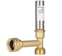 Scaricatore a martello d'acqua in acciaio inossidabile da 86 cm per lavatrici con connessioni maschio e femmina a 3/4, controlla il rumore e le fluttuazioni della pressione dell'acqua (1PCS)