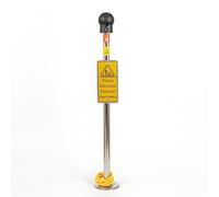 Scaricatore di elettricità statica for il corpo umano, con sfera di contatto antideflagrante industriale, allarme sonoro e luminoso, rilascio sicuro, messa a terra affidabile
