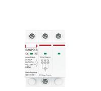 scaricatore di fulmini SPD AC 385V 3P 20KA 30KA 40KA 60KA Dispositivo di protezione da sovratensione for fulmini domestici, solare fotovoltaico, dispositivo di arresto a bassa tensione(20KA-40KA)