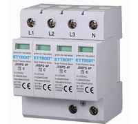 Scaricatore Di Sovratensione 220V Tipo 2, 4P T2 C 275V 20KA da 4 Poli, Occupa 4 Moduli DIN, Protegge Impianti Da Fulmini e Picchi Di Tensione