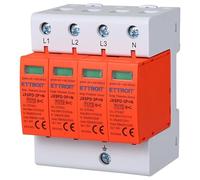 Scaricatore Di Sovratensione 220V, Tipo T1+T2 3P+N 4 Poli, Occupa 4 Moduli DIN, Protegge Impianti Da Fulmini e Picchi Di Tensione