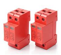 Scaricatore di Sovratensione Fotovoltaico FXD1-PV40 2P 40KA, Dispositivo di Protezione Contro Sovratensioni per Impianti Solari Modulare DIN(CC 500 V)