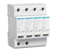 Scaricatore di sovratensione Hager T2 TNS/TT 4P 40KA SPB440D