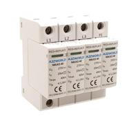 Scaricatore Di Sovratensione Modulare Trifase, SPD Tipo 2 T2, 3P+N Da 4 Moduli DIN, 20kA-40kA AC275V, IP20 IEC61643-11