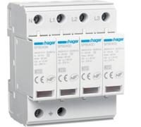 Scaricatore di sovratensione Hager T2 TNS/TT 4P 40KA SPB440D
