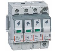 Scaricatore di sovratensione T2 20 kA 3P+N 412227