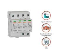 Scaricatore sovratensione Lovato tipo 2 20KA 3P+N a cartucce SG23NA300