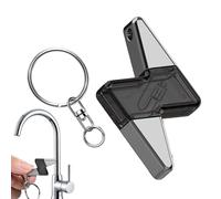 Scaricatore statico,Scaricatore antistatico | Eliminatore di shock statico portatile a di bullone,Ciondolo portachiavi con antistatico Bacchetta scarica statica compatta interni per auto per uso inver