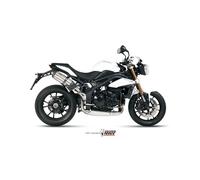 Scarichi Omologati MIVV Suono inox Alto per Triumph Speed Triple 2011 > 2015