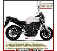 Scarichi Omologati MIVV Suono Nero Sotto sella Yamaha Fz6 Fz6 Fazer 2004 > 2011