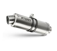Scarichi Storm by Mivv Oval acciaio inox per Kawasaki Zzr 1400 2008 > 2011