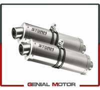 Scarichi Storm by Mivv Oval acciaio inox per Yamaha Xt 660 X/r 2006 06