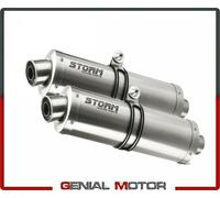 Scarichi Storm by Mivv Oval acciaio inox per Yamaha Xt 660 X/r 2007 07