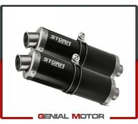 Scarichi Storm by Mivv Oval nero inox per Yamaha Xt 660 X/r 2012 12