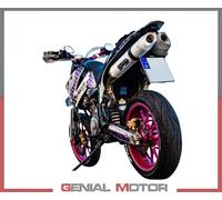 Gpr Exhaust Systems Albus Ceramic Dual Ktm Duke Ii 640 00-06 Homologated Slip On Muffler Bianco Homologated
