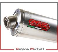 Coppia Terminali GPR Deeptone Inox per Ducati Monster S4R 1000 Omologato 03-07