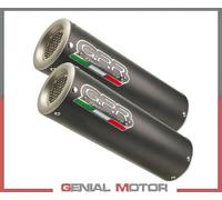 G.P.R. Scarico M3 Titanio Doppio Suzuki GSX-R 1000 K9 2009-2011 Omologato Nero