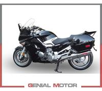 Gpr Exhaust Systems Trioval Dual Yamaha Fjr 1300 06-16 Cat Homologated Slip On Muffler Argento Homologated