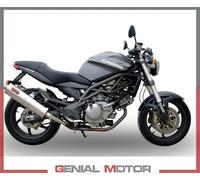 Gpr Exhaust Systems Trioval Dual Raptor 650 01-05 Homologated Slip On Muffler Argento Homologated