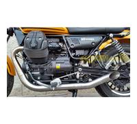 Scarico 2in2 MASS Hot Rod MOTO GUZZI V9 BOBBER/ROAMER con catalizzatore ECE