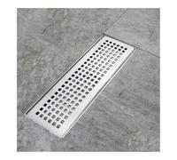 Scarico 30 * 10 cm Scarico in acciaio inossidabile 304 cromato