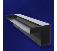 Scarico a cascata da 7,87" in acciaio inossidabile per laghetto termale con