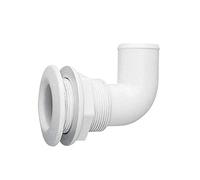 Scarico a mare Gomito 90° tubo Ø 20mm , PA, Bianco Diam. 20 mm - NUOVA RADE