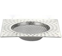 Scarico a pavimento, filtro di scarico del lavandino, filtro di scarico quadrato in acciaio inossidabile for il bagno, filtro di scarico della cucina, raccogli-capelli, filtro del lavandino, copertura