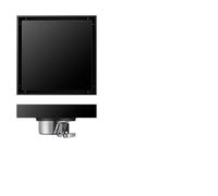 Scarico a pavimento for bagno in acciaio inossidabile spesso, scarico a nascosto antiodore, stile moderno Per Cucina, Bagno, LavanderiaGriglia di scarico pe(12x12cm 6b)