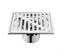Scarico a pavimento in acciaio inossidabile per drenaggio esterno in cortile con materiale resistente e design funzionale del setaccio per un'affidabilità a lungo termine (150 x 150 mm)