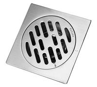 Jadpes Scarico a Pavimento,JadpesScarico della Doccia del portone dei rifiuti, Copertura di Scarico del Pavimento del Bagno antiodore Quadrata in Acciaio Inossidabile Spesso per Scarico a p