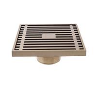Scarico a pavimento per doccia,scarico per doccia, Scarico doccia quadrato applicabile in cucina, bagno, garage, cantina e toilette(I)