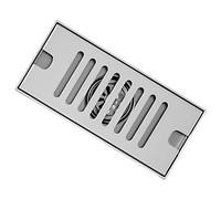 Scarico a pavimento rettangolare multiuso con design portatile, accessorio per migliorare i flussi d'acqua e la raccolta dei detriti, scarico a pavimento residenziale