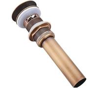 Scarico a saltarello per lavandino, Tappo di scarico for lavandino a scomparsa for bagno e cucina multicolore con o senza troppopieno(Antique Overflow)