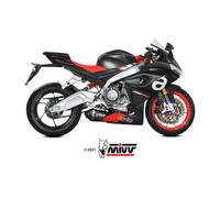 Scarico APRILIA RS 660 Mivv Delta Race Inox Nero A.014.LDRB