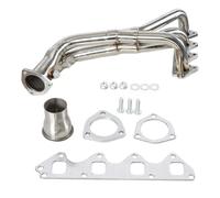 Scarico Auto Collettore Di Scarico In Acciaio Inossidabile Per Accessori Auto Per Suzuki Per Samurai Per Geo Per Tracker 1.3L 1.6L L4 Di Scarico(Sliver)